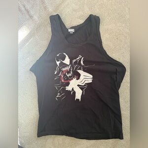 Marvel Black Tank with Venom Design